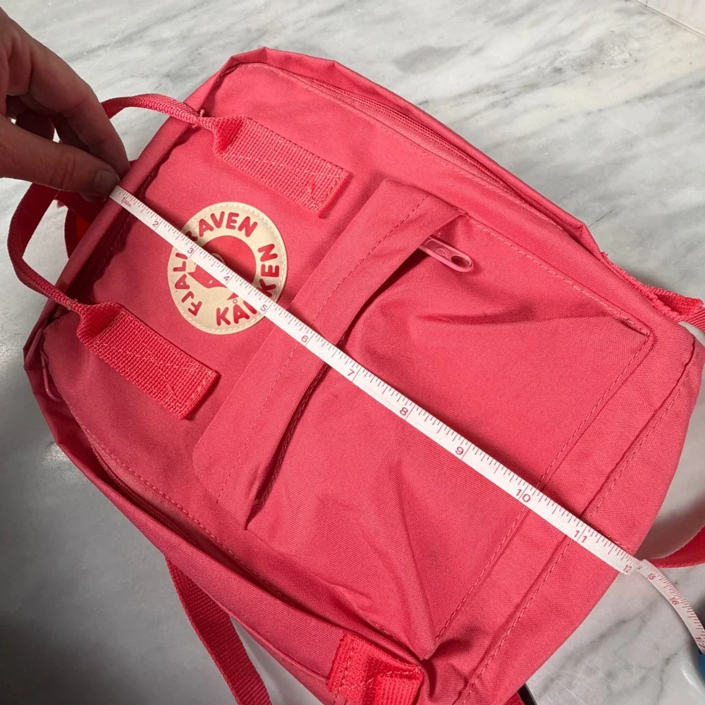 Fjallraven Kanken Mini Backpack Pink Vinylon F Small Daypack 23510 12x9x5 READ